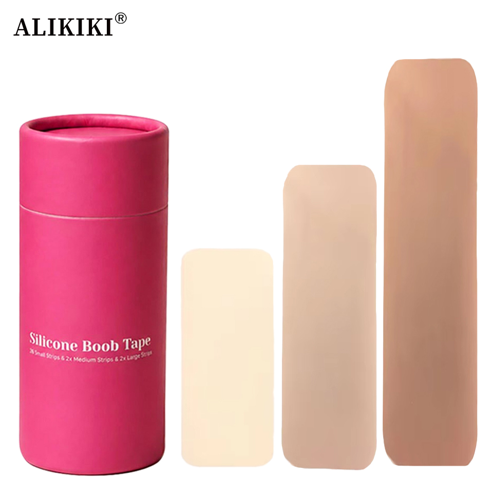 Strapless Bra Adhesive - 6 шт. многоразовых предварительно нарезанных силиконовых