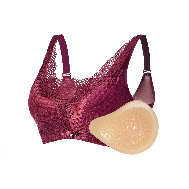 Mastectomy Bra Pocket - Женский бюстгальтер с силиконовыми искусственными грудями