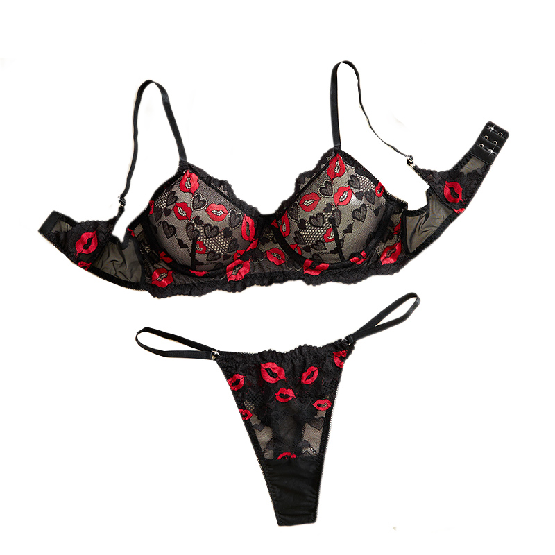 Прозрачное кружевное нижнее бе – обзор и цена Lace Bralette Set